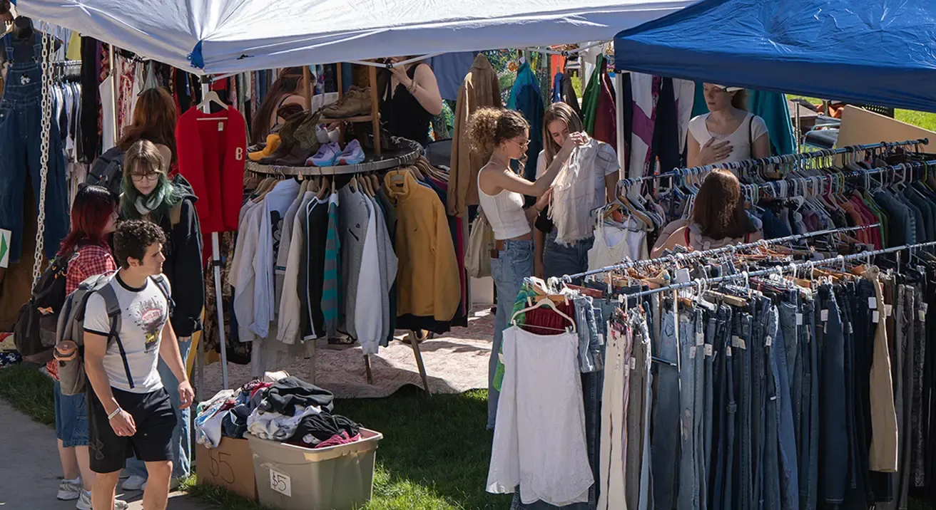 UO student run flea market