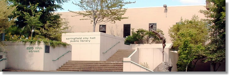 Springfield Library Entrance