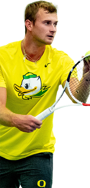 tennis player holding a racquet