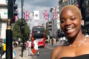 Pathway Oregon student in London