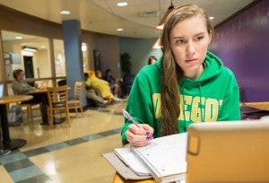 Student studying Student studying