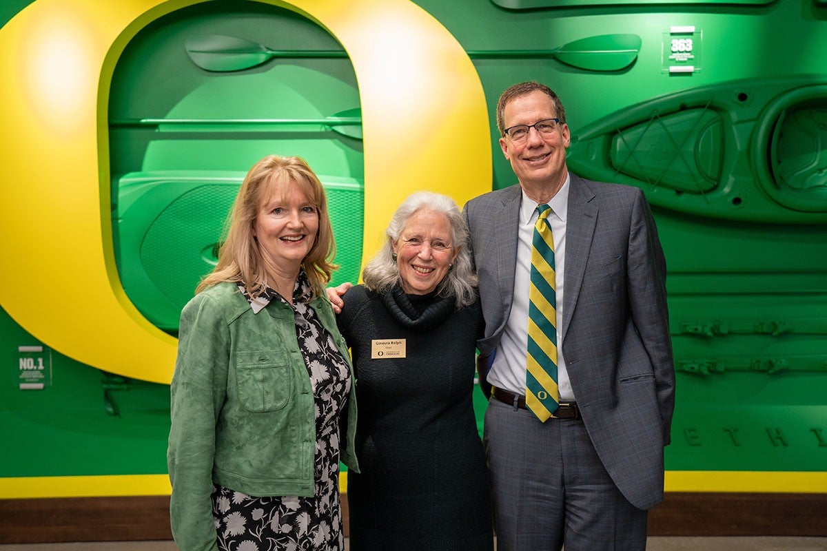 Ginevra Ralph with Karl Scholz and his wife, Melissa