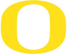 University of Oregon O logo in yellow