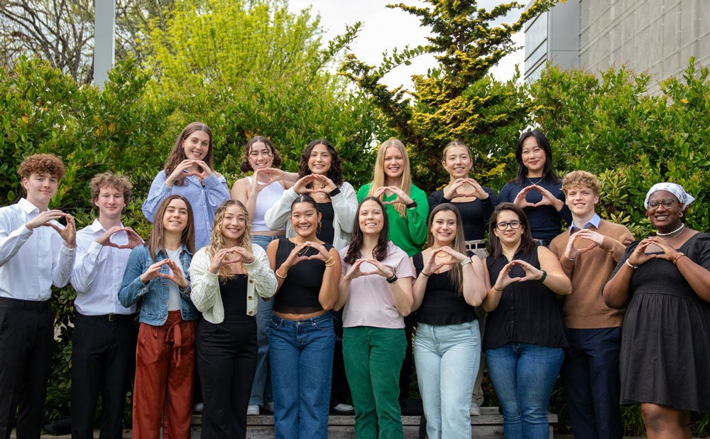 members of the student alumni association