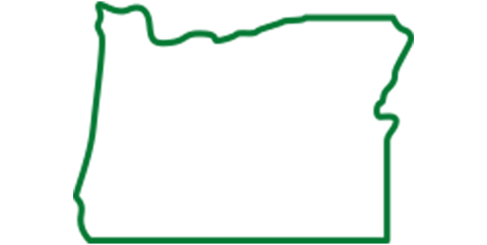 State of Oregon icon in UO Green