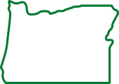 outline of Oregon outline of Oregon