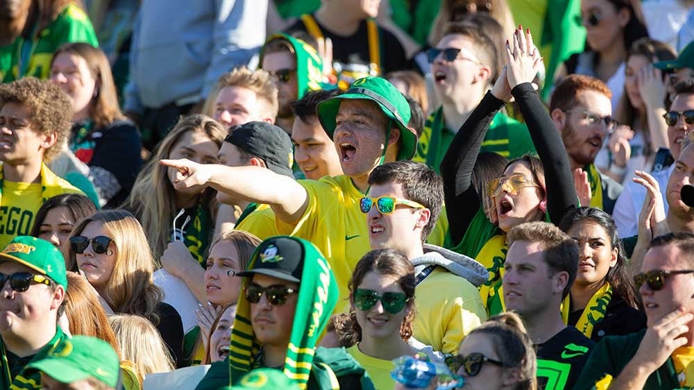 Fans enjoying the game