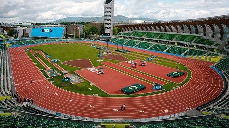 Inside Hayward Field