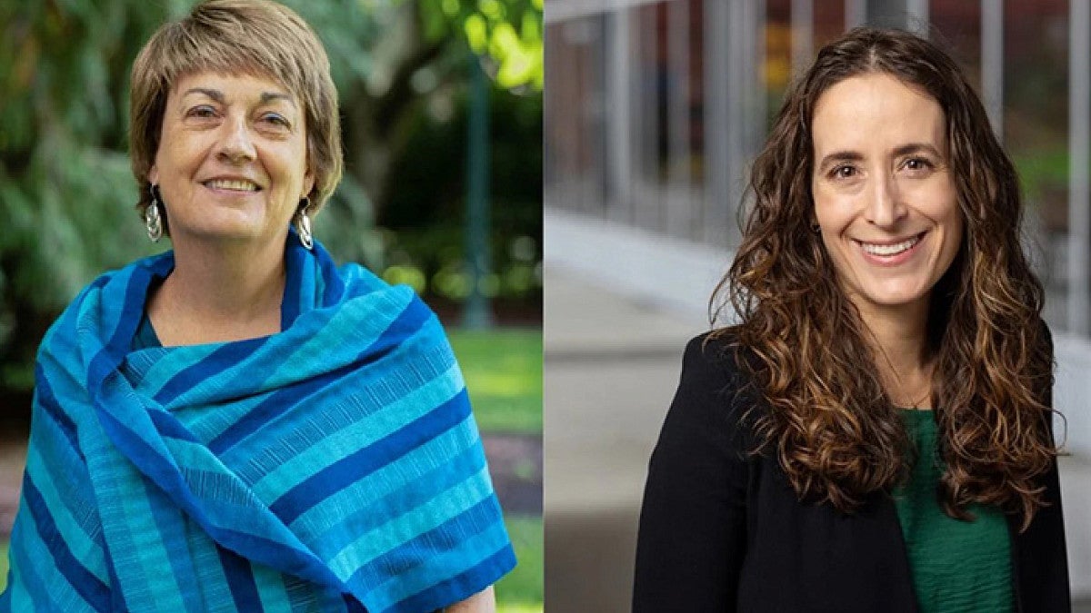 Katie McLaughlin and Lynn Stephen