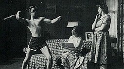 A young Larry Ferguson as “Turk” in William Inge’s Come Back, Little Sheba, performed at the UO’s Robinson Theatre.
